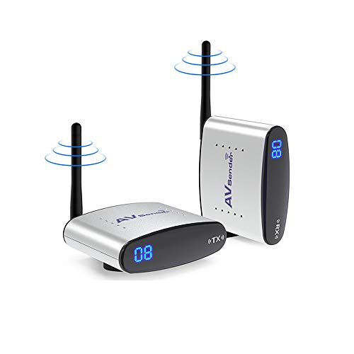 axGear AV Transmitter Wireless Video Audio Sender Receiver IR Remote 2.4G
