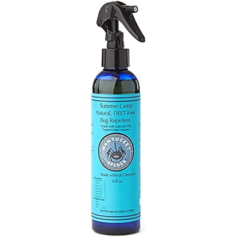 Nantucket Spider Summer Camp Insect Repellent - 8oz | Deet Free, Natural Mosquito Repellent for Kids | Made in The USA from 100% Organic Essential Oils | Repels Mosquitos, Flies, and No See Ums Cover