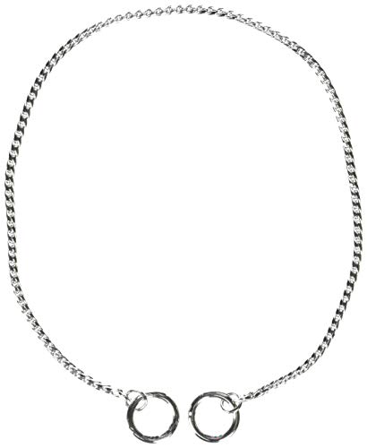 Guardian Gear X-Fine Chrome Snake-Chain Dog Collar, 16
