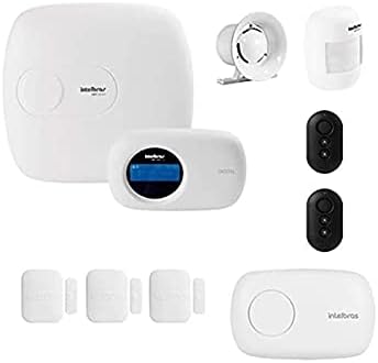 Kit de Alarme Intelbras AMT 2018 E com 04 Sensores Via Aplicativo...