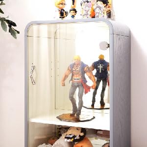 パレットライフ フィギュアケース ホワイト 4段 コレクションケース Amazon.co.jp: パレットライフ フィギュアケース 4段
