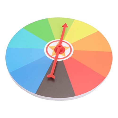ERINGOGO Board Game Draw Game Wheel 1 Set of Spinning Prize Board Lightweight Fun for Boys and Girls Adults