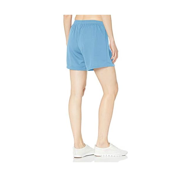 Augusta-Sportswear-Womens-Augusta-Ladies-Wicking-Mesh-Short Augusta Sportswear Ladies' Wicking Mesh Performance Workout Running Shorts, Columbia Blue, X-Large