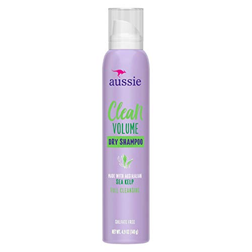 Aussie Dry Shampoo Clean Volume Sulfate Free With Sea Kelp Bounce Back 4.9 Ounce