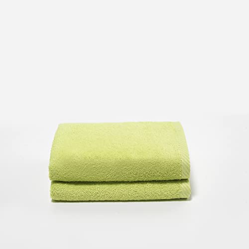 Top Towel - Pack 2 Toallas Manos - Toallas baño - 100% Algodon- 500g/m2 - Medida 100x50cms