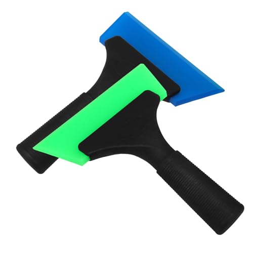 MOLUCKFU 2pcs Auto Film Scraper Gentle Squeegee for Car Window Tinting and Wallpaper Smoothing Non Scratch Wrapping Tool for Vehicle Surface Care