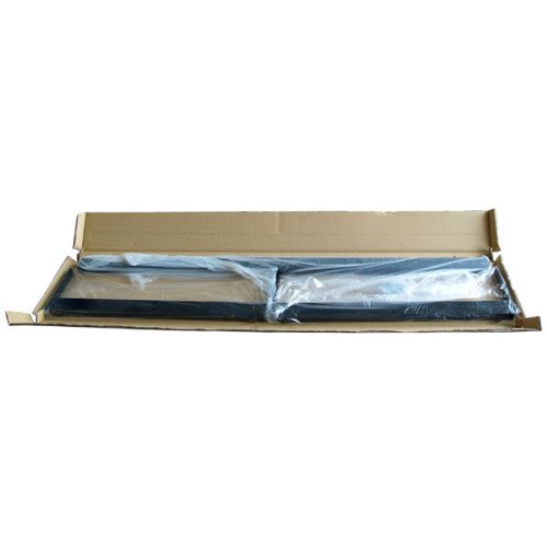 The Competitive Store Gondola Base for Gridwall with Levelers Black - Works with All Grid Panels