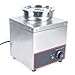 Cheese Dispenser with Pump Hot Fudge Heater, 150w Stainless Steel Heater Silver Quart Hot Fudge Dispenser, Tile Cheese Heater Dispenser, Hot Fudge Cheese Caramel Single Head Cheese Dispenser Machine