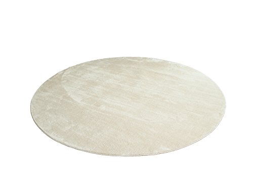 スミノエ ラグ カーム 200×200cm正円 アイボリ-