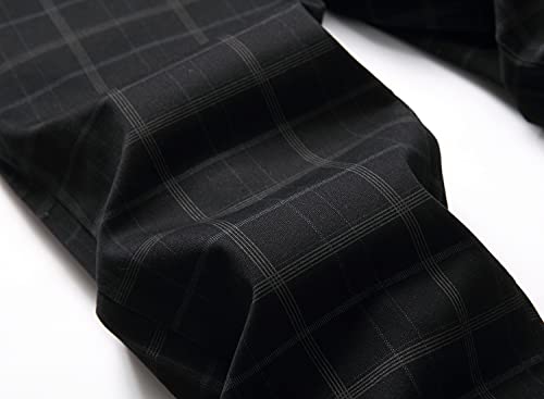 NOVOCCT Mens Dress Pants - Slim Fit Mens Casual Pants - Flat Front Stretch Skinny Business Casual Dress Chinos Pants for Men3