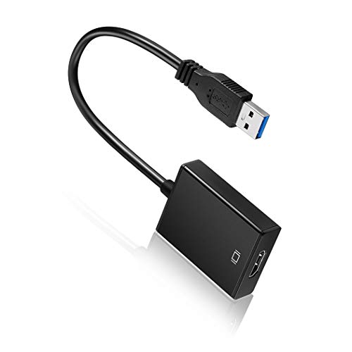 Image of MICROWARE USB 3.0 to HDMI, HD 1080P Video Converter USB to HDMI Adapter with Audio Output Multiple Monitors Compatible with Laptop HDTV TV PC with Windows XP /7 /8 /8.1 /10[Not Support MAC