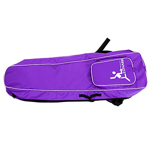 Leonark Fencing Storage Bag For Epee Saber And Foil Equipment - Portable Backpack For Fencing Sword Suit And Mask (Purple) #TOP6