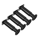 Pied de support de lit : matériau robuste avec une bonne capacité de charge, conception réglable, permet à ces pieds de meubles d'être utilisés à long , pieds de meubles réglables