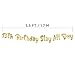 13th Birthday Slay All Day Gold Glitter Banner - 13th Birthday Party Supplies, Ideas, Gifts and Decorations