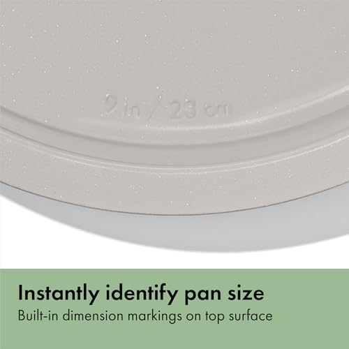 Image of OXO Good Grips Non-Stick Pro Ceramic Coated Metal Bakeware Cake Pan - 9 in Round - Basil, Round Baking Pan for Layered Cakes