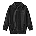 hathne Women's Oversized Leather Jackets Faux Zip Up Fall Fashion Motorcycle Jackets Coats Spring Clothes(Black,M)