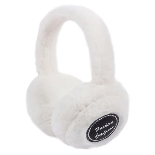 Orejeras inalámbricas de felpa para escuchar música paseando en invierno