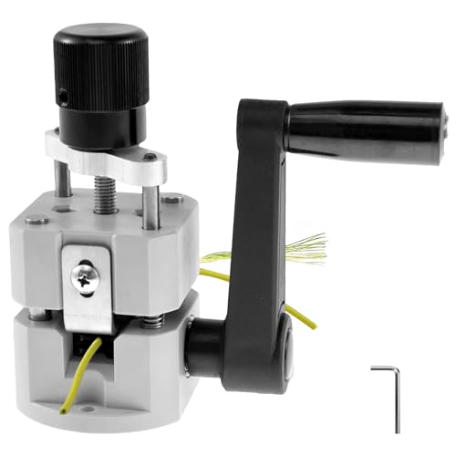 Abizarch Wire Stripper Machine Manual and Electric Drill Powered Cable Stripper Hand Crank Copper Cable Stripping Tool Portable Scrap Wire Peeling Tool Cable Peeling Machine for 2-20mm Wire ZHAZHAMO