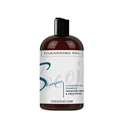 Emu Oil Water-Free Cleansing Oil Shampoo - Nourishing Oil Based Shampoo - For Dry Dull hair - Emu Oil Vitamin E Oil - Soothing Intense Hydration Silkiness & Shine - 16 oz - Packaging May Vary