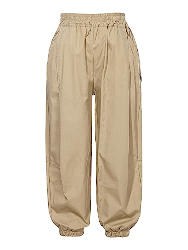 YiZYiF Kids Boys Cargo Pants Elastic Waist Jogging Hiking Camping Athletic Joggers Pants Summer Casual Trousers Sweatpants