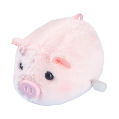 JAWSEU Oster Schwn Aufziehspielzeug Wind up Spielzeug Schwn Kuscheltier Springendes Ostern Schwein Deko Ostern Schwein Kuscheltier, Osterkorb Füllstoffe Osternest Deko Ostergeschenk Kinder