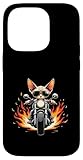 Photo Gallery divertente gatto sphynx in sella a una motocicletta design sphynx cat lover custodia per iphone 14 pro