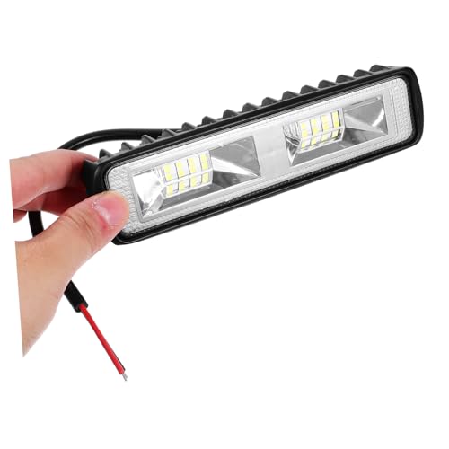 Barra de luces LED para coche Hemobllo, luz de trabajo recargable para techo y conducción de 4 juegos 5