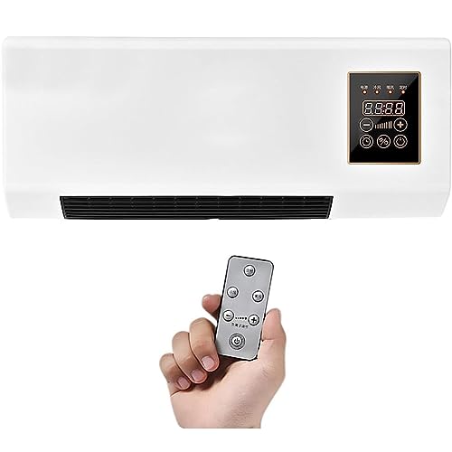 2023 New Large Air Cooler Fan, Wall Mounted Mini Cooling and Heating Fan with Remote Control, Household Timing Air Conditioners for Home, Bathroom, Bedroom, Office, Living Room - Thumbnail 5