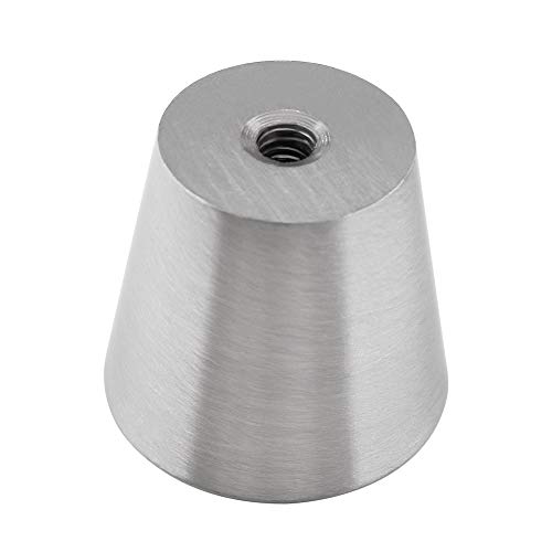 Homdiy 5 Pack Brushed Nickel Cabinet Knobs Silver Drawer Knobs - Modern Kitchen Cabinet Knobs Round Knobs For Kitchen Cabinets, Dresser Drawers Zinc Alloy Mo745Snb #TOP3