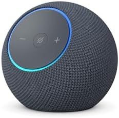 Amazon Echo Dot Max (Geração mais recente), smart speaker com Alexa, som envolvente e hub de casa inteligente integrado, ideal para sua sala de estar, Cor Grafite, com Acesso Antecipado à Alexa+