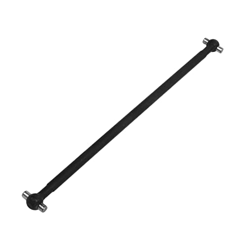 Rankomu Metalowy stalowy środkowy przedni wał napędowy, przedni środkowy Dogbone do samochodów Losi Baja Rey 1/10 RC, czarny, wysokowydajna część zamienna
