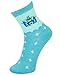 Gelante 12-Pack Girl Children Toddler Kids Cute Cotton Crew Novelty Socks 502-6-L