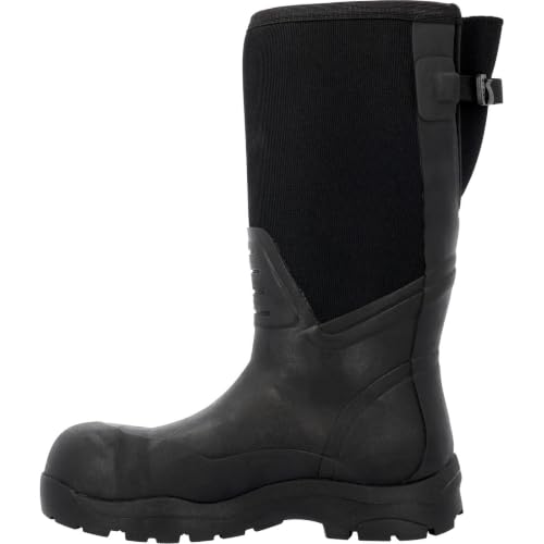 MUCK Men's 16" Pathfinder XF Extended Fit Comp Toe Boot, Black, Size 11(M)
