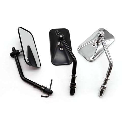 Retrovisor de hierro cromado para Heritage Softail con acabado premium 4