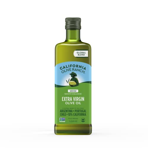 Image of California Olive Ranch, Global Blend Medium Extra Virgin Olive Oil, 1L (Pack of 6)