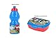 ALMACENESADAN, 5013 Schulbeginn Sonic bestehend aus 400 ml Sportflasche und rechteckigem Sandwichmaker mehrfarbig, wiederverwendbar, BPA-frei