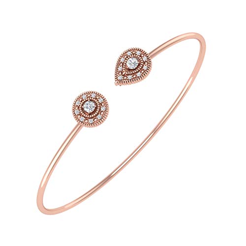 FINEROCK Diamond Teardrop Bangle