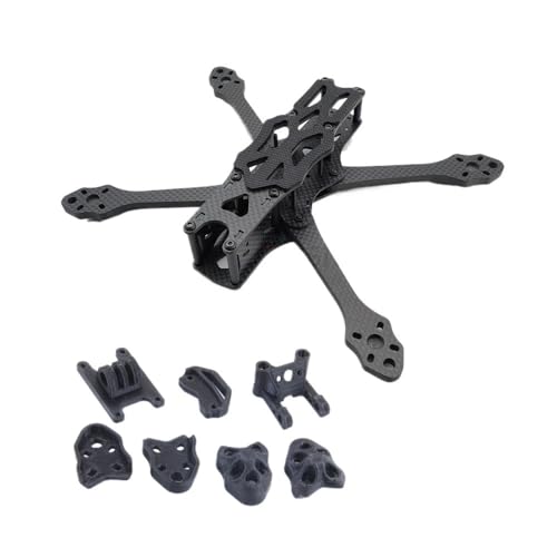 5in 7in �z�C�[���x�[�X�J�[�{���t�@�C�o�[�t���[���L�b�g 5.5mm �A�[�� 5-7 �C���`�v���y�� 25V UAV �\���T�|�[�g 1PC(6in APEX with TPU)