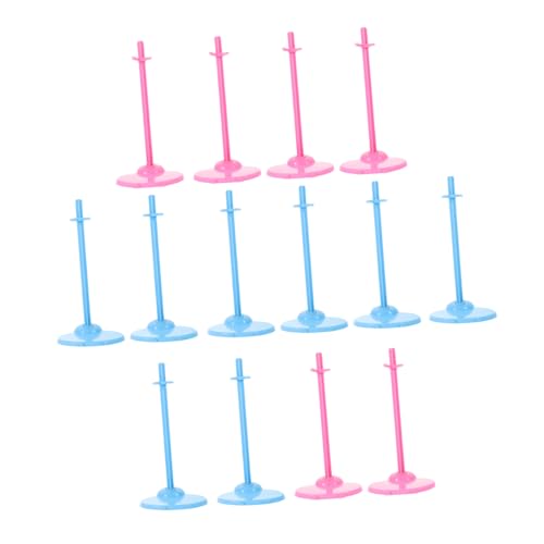 Toddmomy 30Pcs Doll Support Stand Fixed Doll Holder Racks Stable Display for Rooms for Organizing Dolls and Accessories
