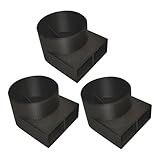 Director de ventilación para autocaravana para calefacción Truma, accesorio para manillar de aire apto para calefacción Truma y Webasto, desviador de flujo de aire de 90°, material ASA, diámetro de 55