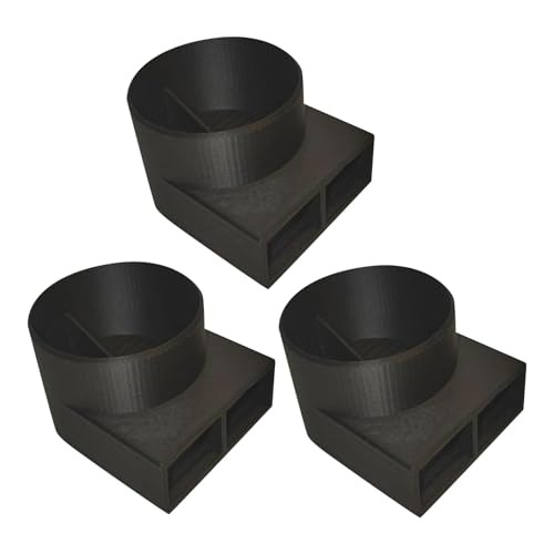 Director de ventilación para autocaravana para calefacción Truma, accesorio para manillar de aire apto para calefacción Truma y Webasto, desviador de flujo de aire de 90°, material ASA, diámetro de 55