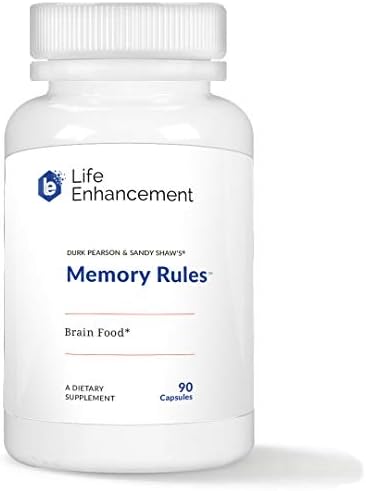 Life Enhancement Supplement | with 500 mg Phenylalanine, Choline, and More | 30 Servings