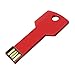 KINMIN Key Shaped USB Flash Drive Pack – 5PCS Bulk Thumb Drive, 128MB Mixed Colors, Portable Metal Memory Stick for Storage, Sharing, Office & Gifts