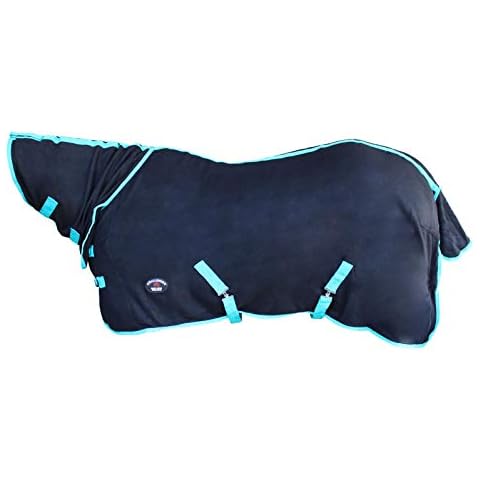 CHALLENGER 74" Horse Sheet Polar Fleece Cooler Exercise Blanket Wicks Moisture 4384 Cover