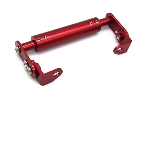 Téléphone Navigation Moto Support Navigation GPS Téléphone Portable 22 Mm Barre D'extension Universelle Pour Motos Tout-terrain Petite Cylindrée(Red)