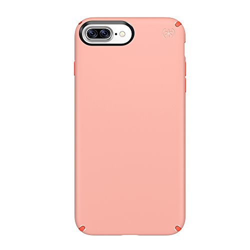Speck Products Presidio Cell Phone Case for iPhone 7 Plus, 6S Plus and 6 Plus - Sunset Peach/Warning Orange