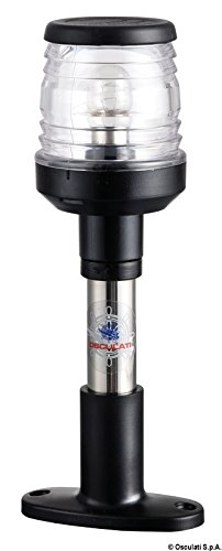 Hampe compact OSCULATI INOX 20 cm feu noir anti corrosion pour console