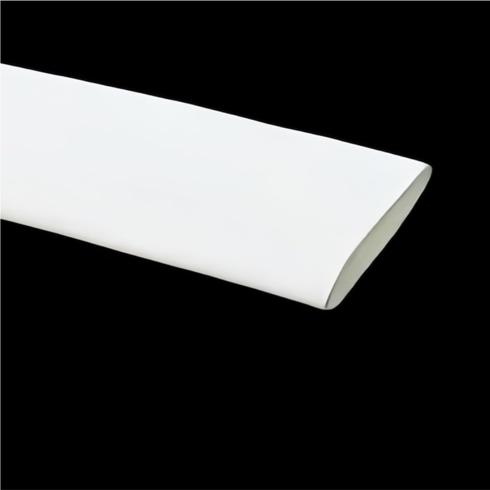 Tubo termorretráctil de poliolefina Blanco, con contracción 3:1 y Adhesivo de Doble Pared, for Envolver Cables.(39MM*5METERS)