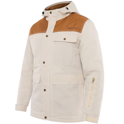 Men's Fleece Lined Insulated Reinforced Performance Cold Weather Outdoor Jacket4