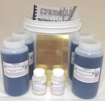 Caswell Brass Plating Kit - 1 Gallon